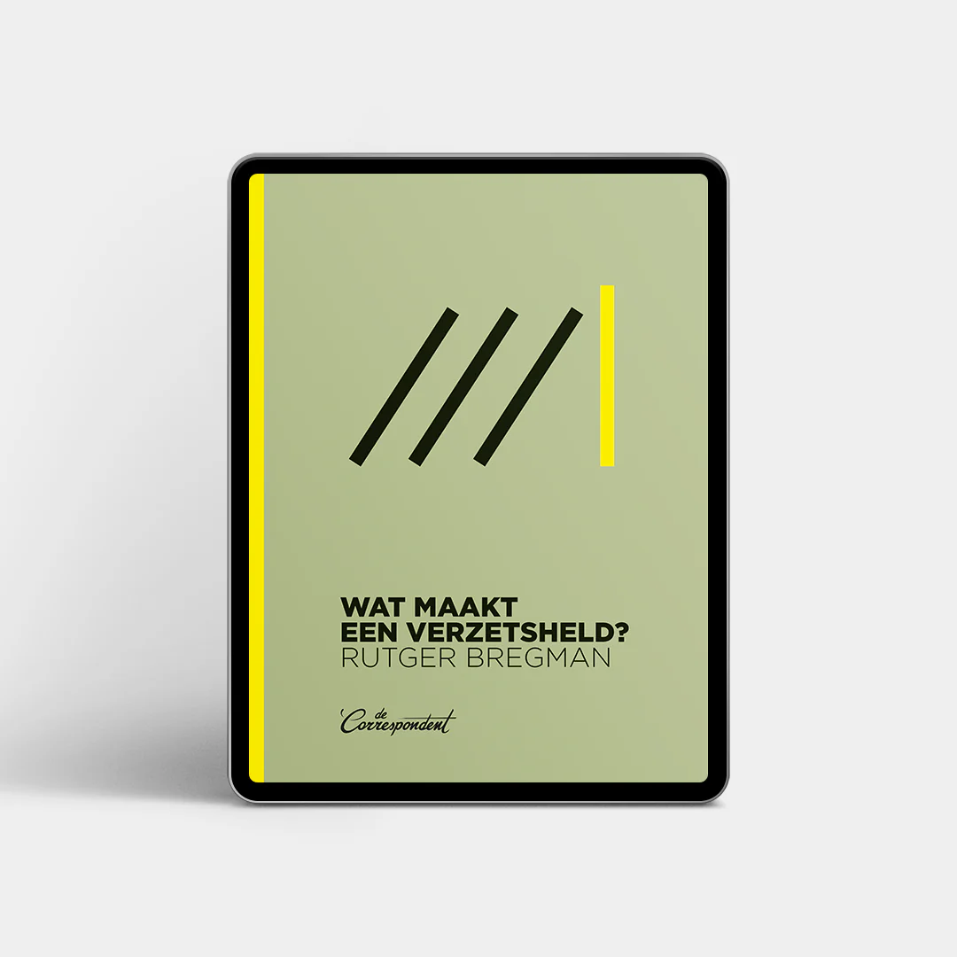 Wat maakt een verzetsheld? - Rutger Bregman - Image 5
